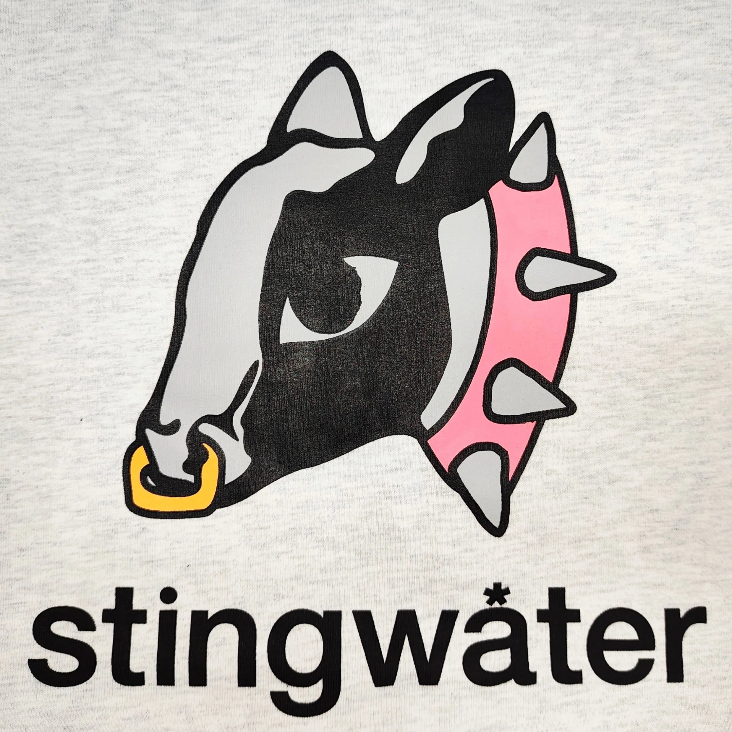 Cow Head T-Shirt Heather Gray