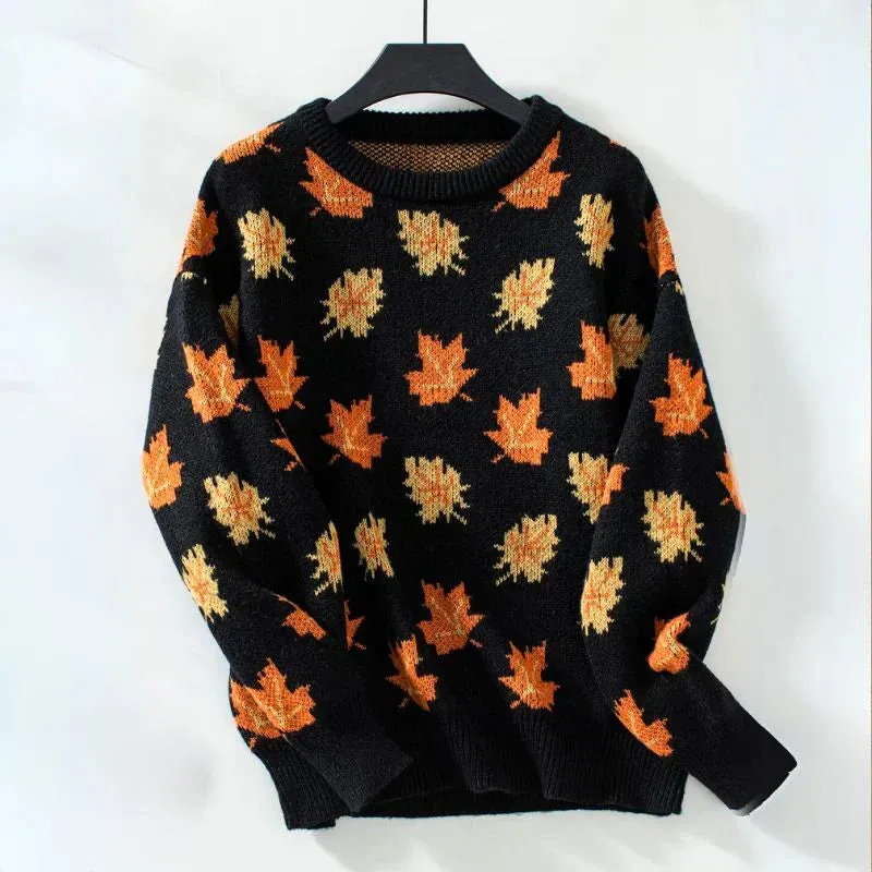 Cozy Autumn Knit Sweater by Goldi
