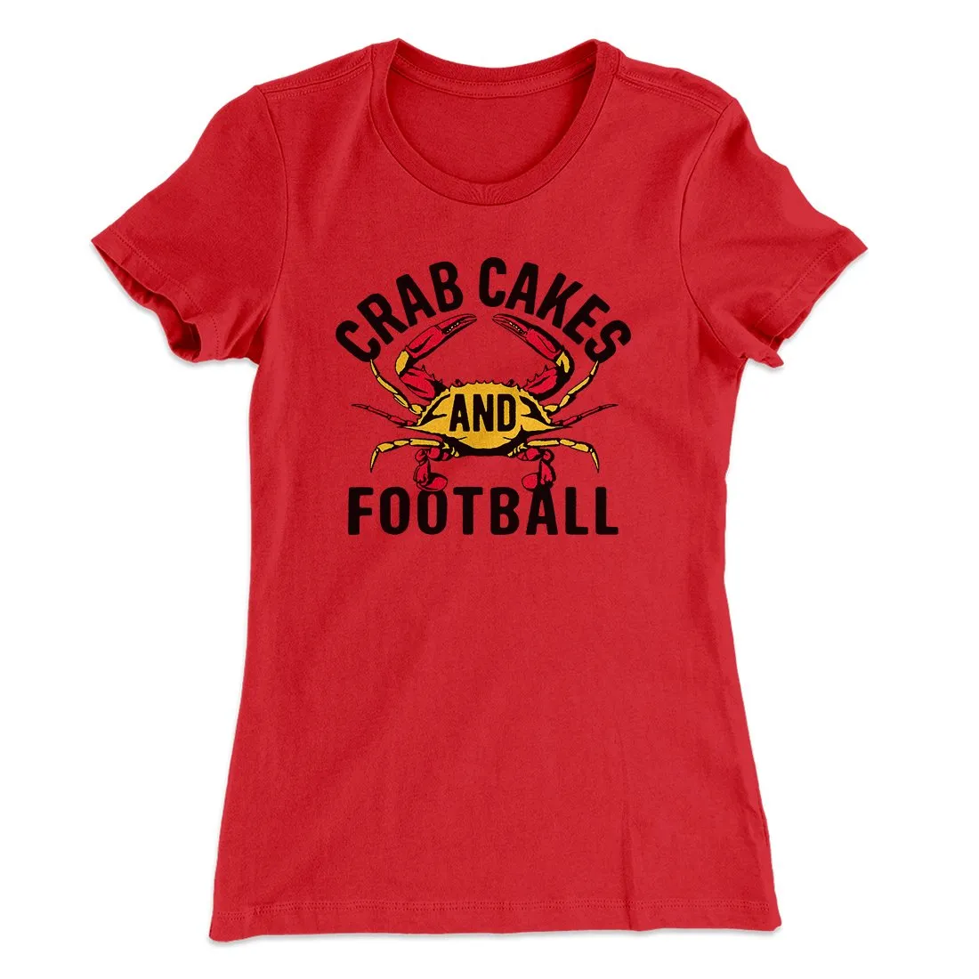 Crab Cakes and Football Women's T-Shirt