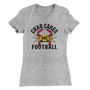 Crab Cakes and Football Women's T-Shirt