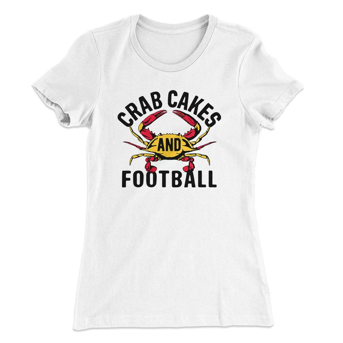 Crab Cakes and Football Women's T-Shirt