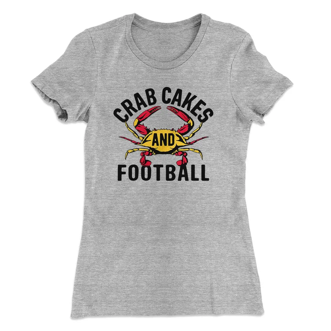 Crab Cakes and Football Women's T-Shirt