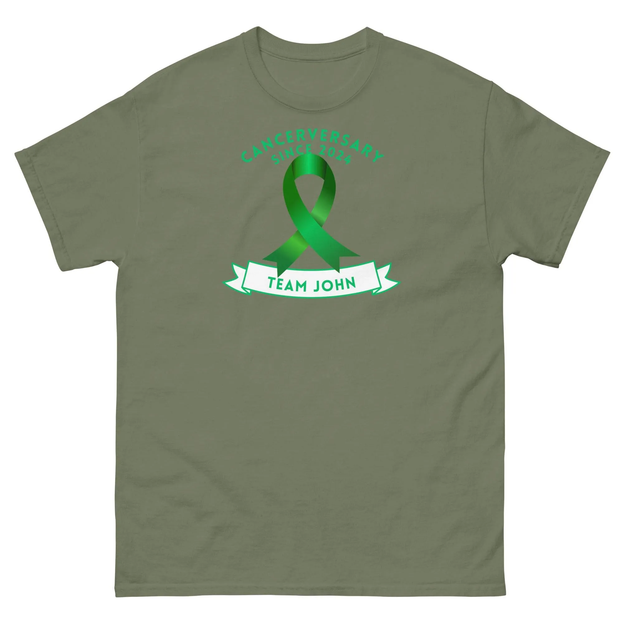 Customizable Cancer-Anniversary Team Ribbon Tee