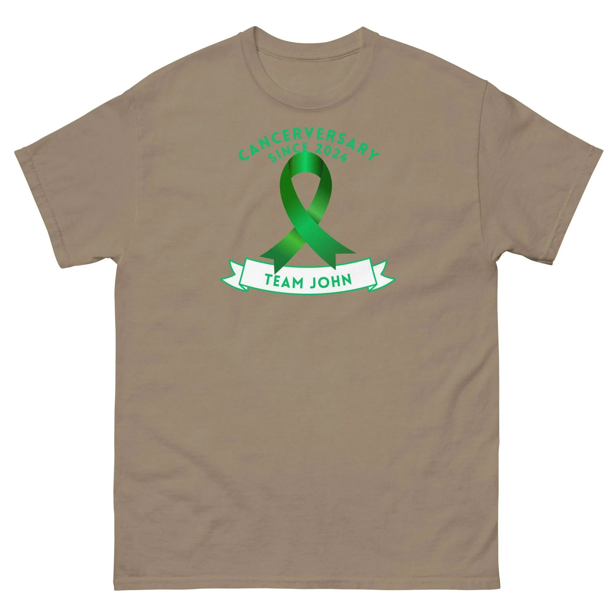 Customizable Cancer-Anniversary Team Ribbon Tee