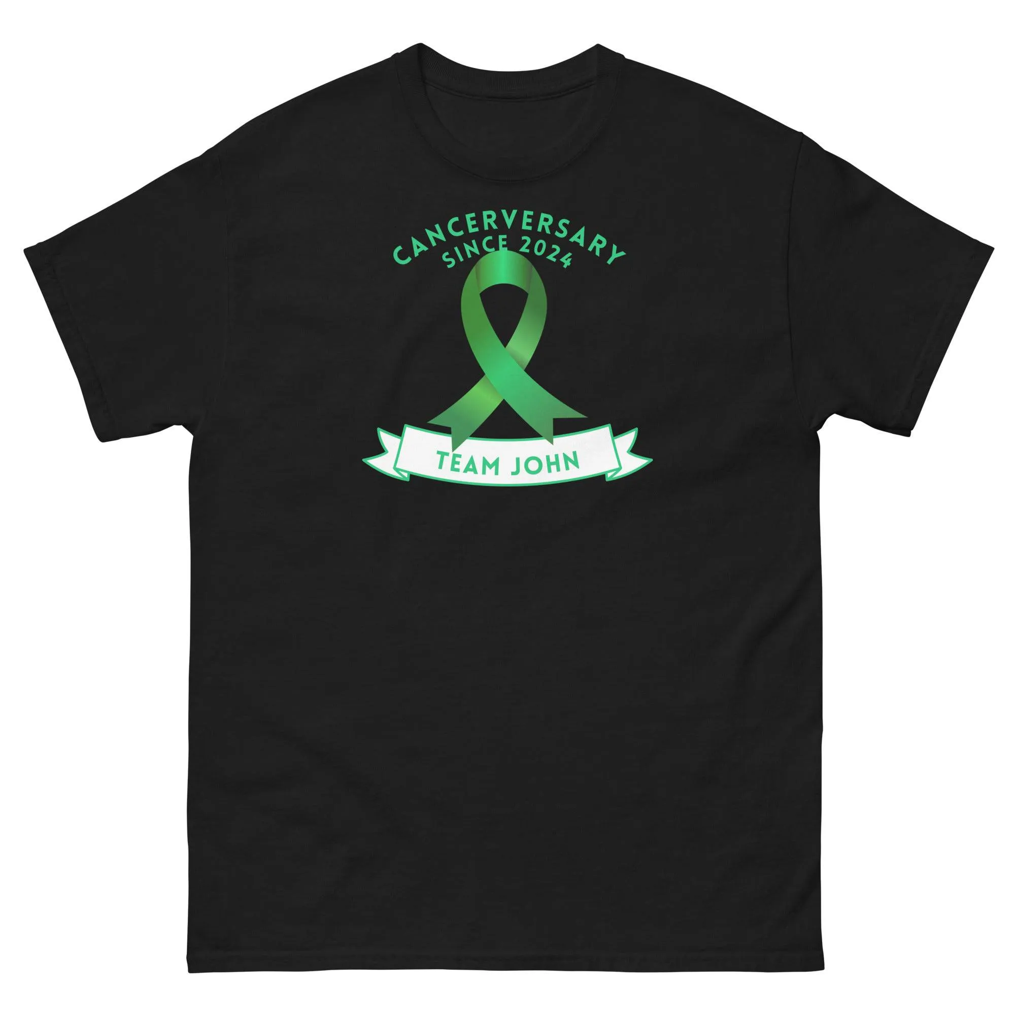 Customizable Cancer-Anniversary Team Ribbon Tee
