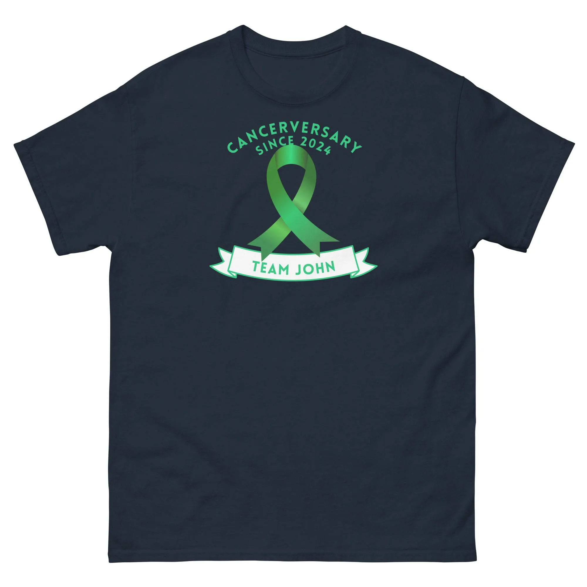 Customizable Cancer-Anniversary Team Ribbon Tee