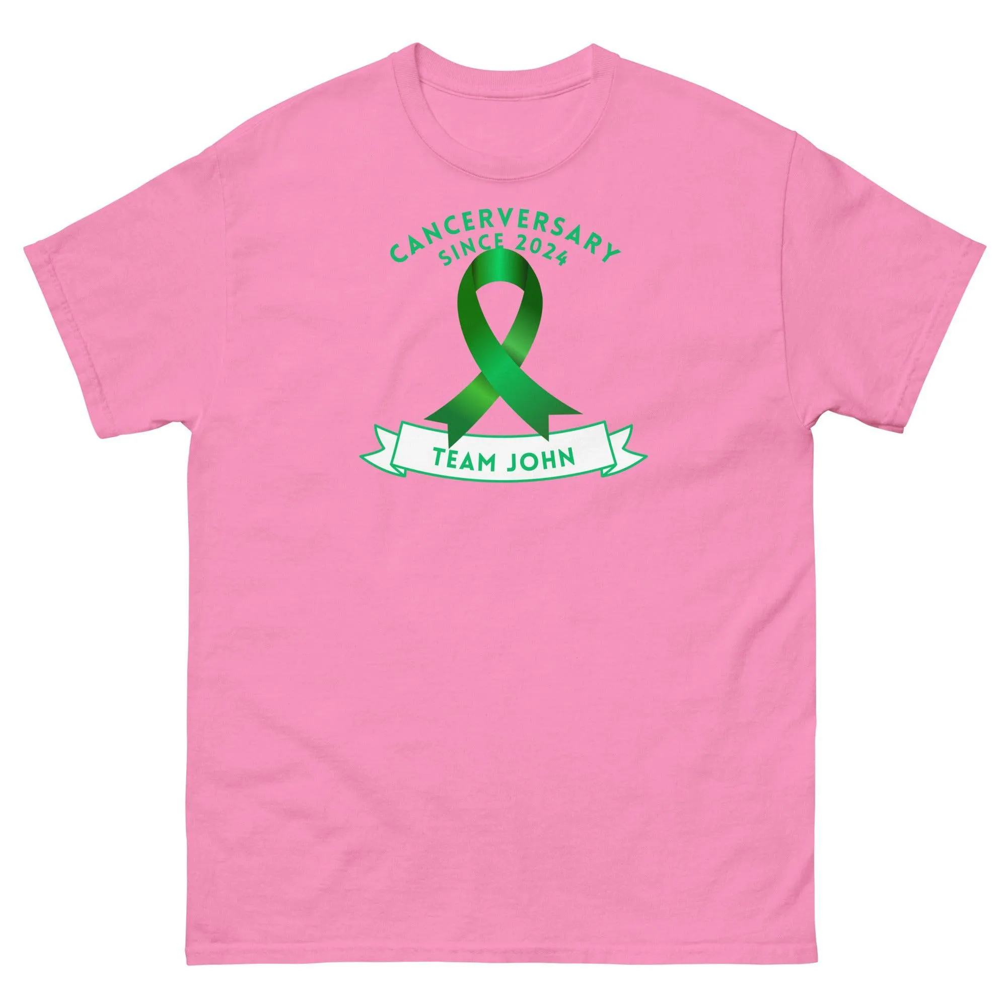 Customizable Cancer-Anniversary Team Ribbon Tee