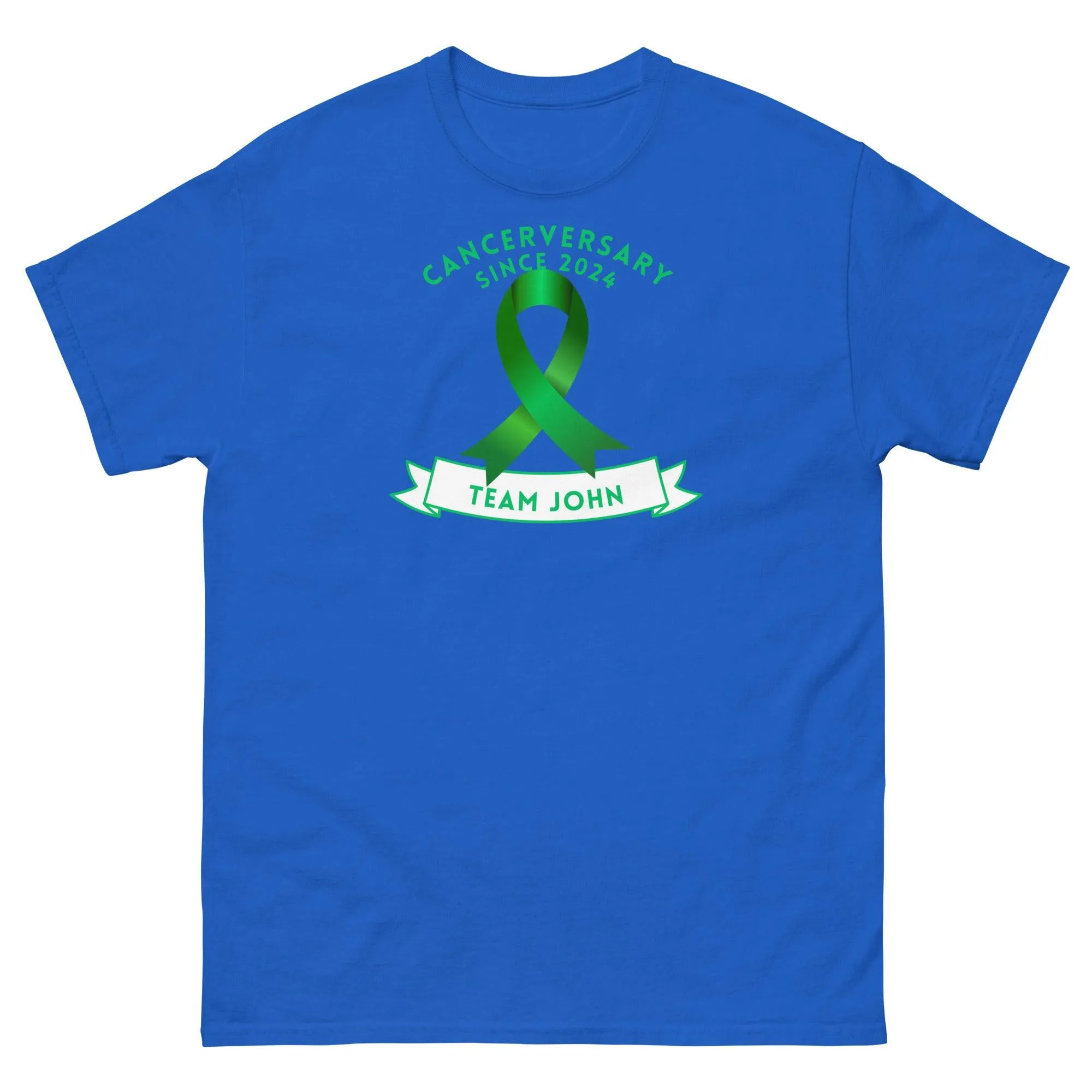 Customizable Cancer-Anniversary Team Ribbon Tee