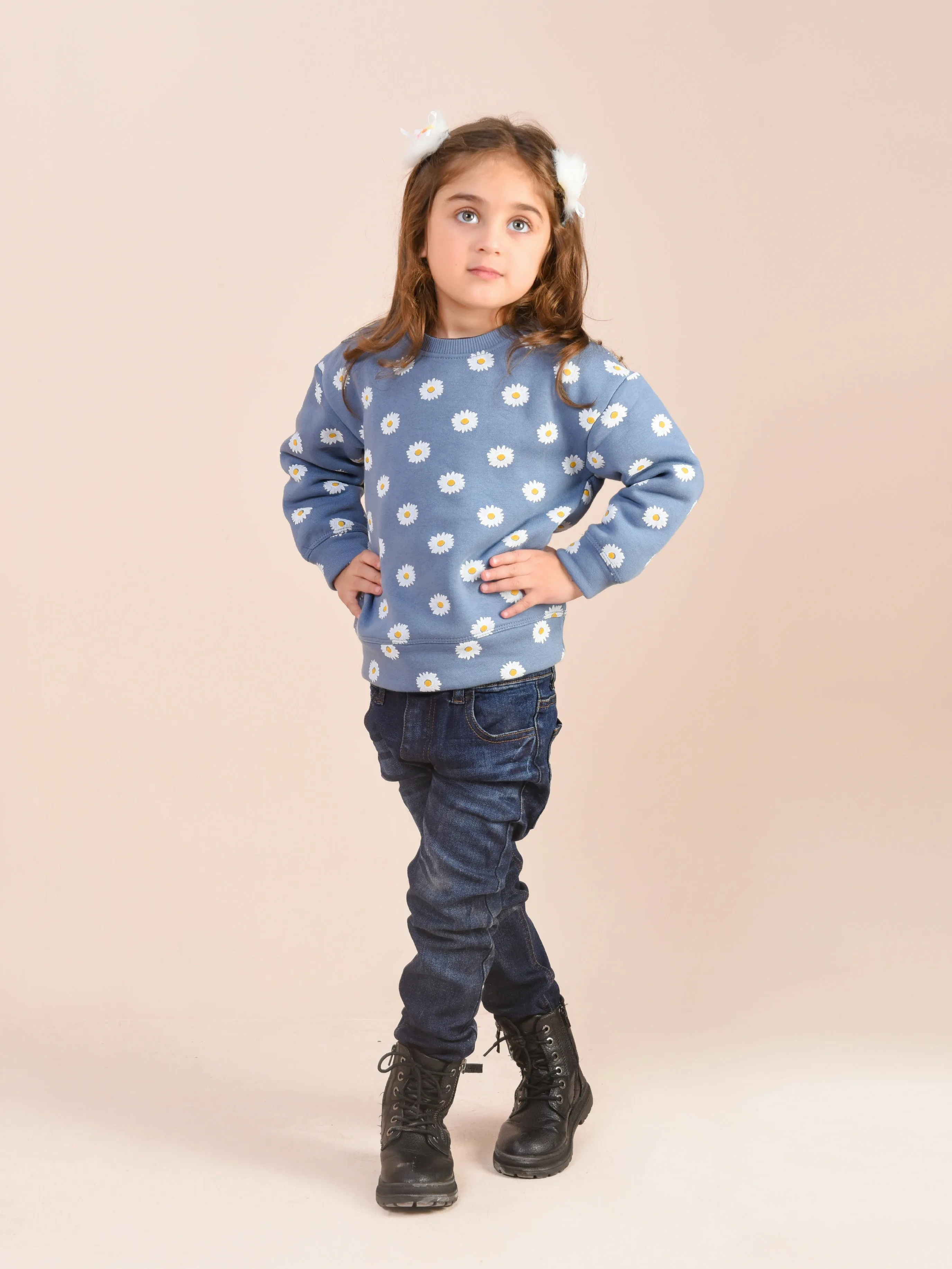 Daisy Flower. Sweatshirt