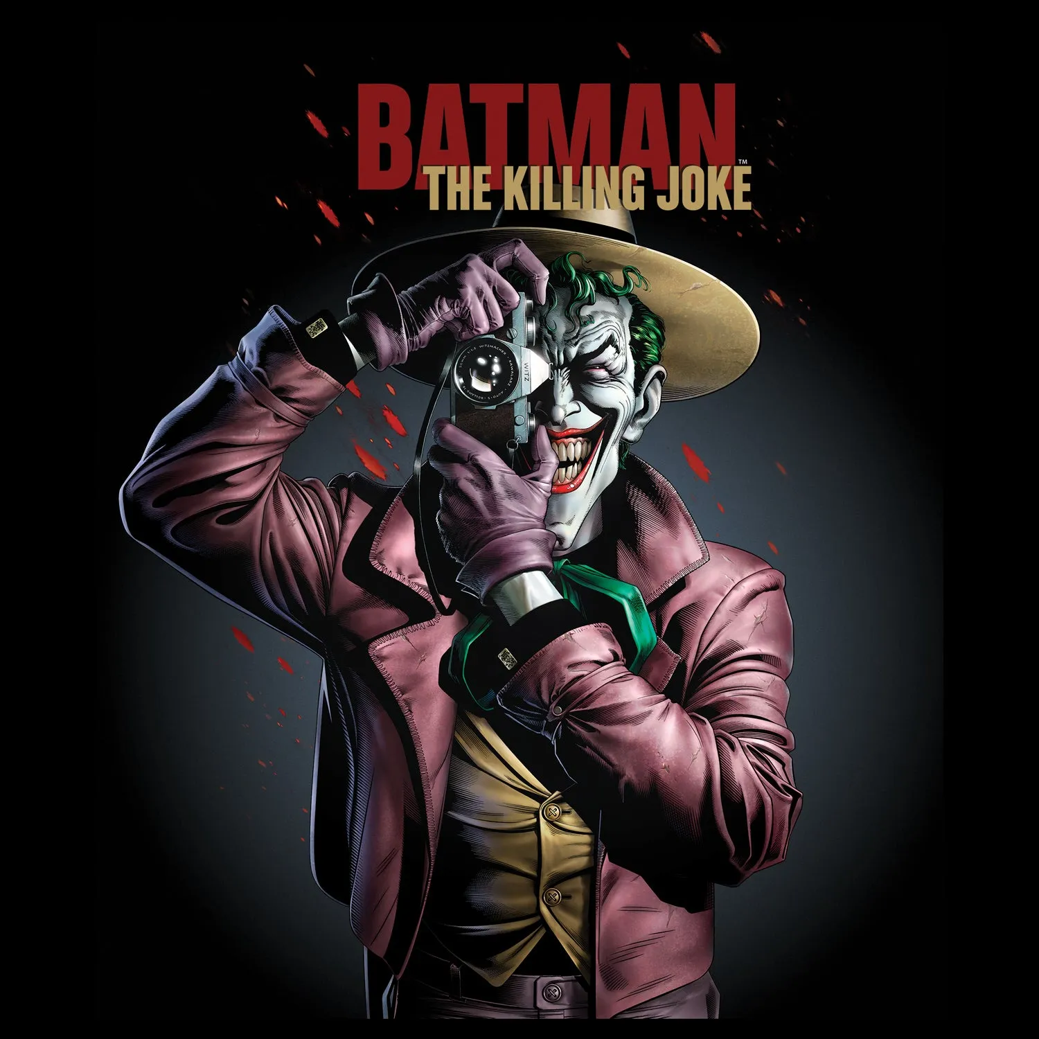 DC Comics Joker Killing Joke Official Men's T-shirt (Black)
