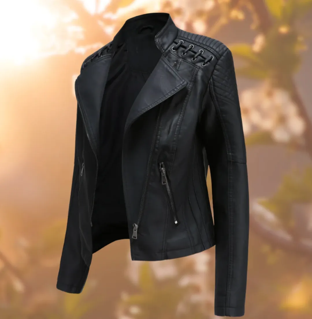 Debra | Leather Coat