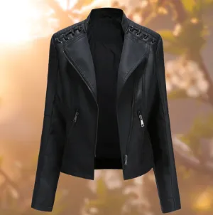 Debra | Leather Coat