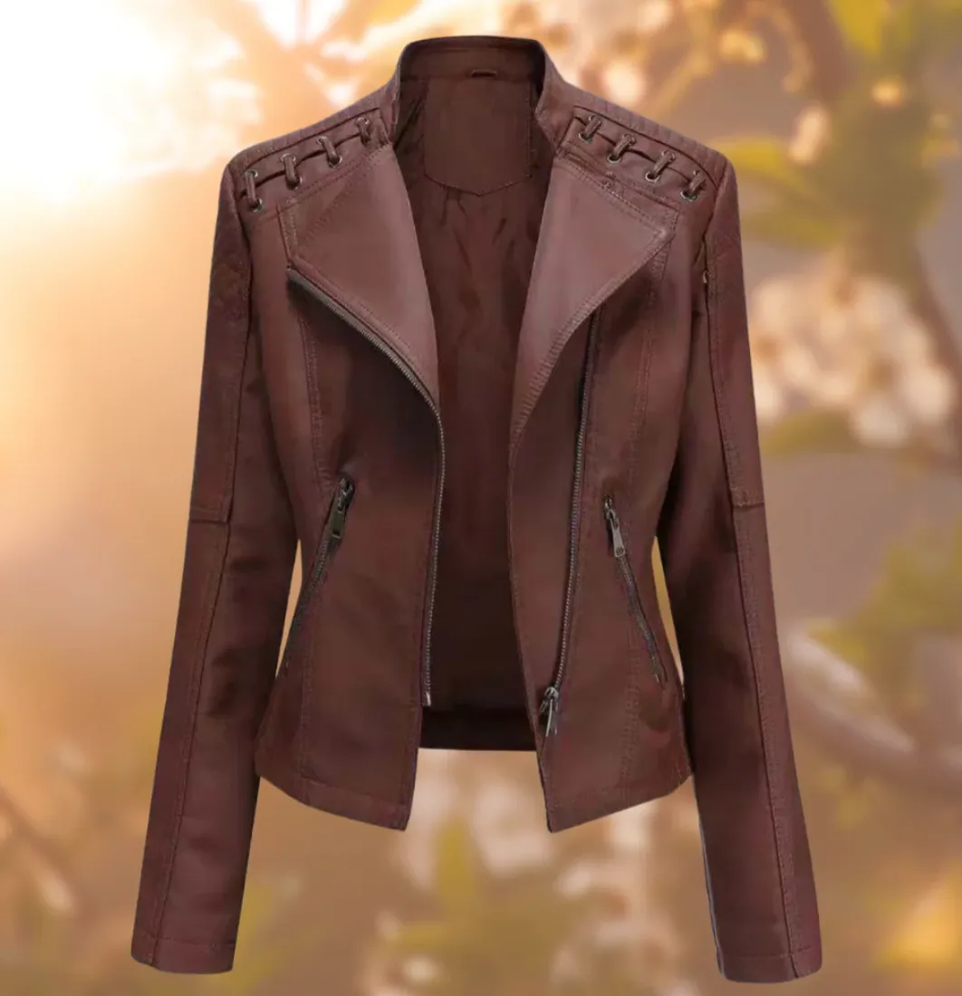 Debra | Leather Coat