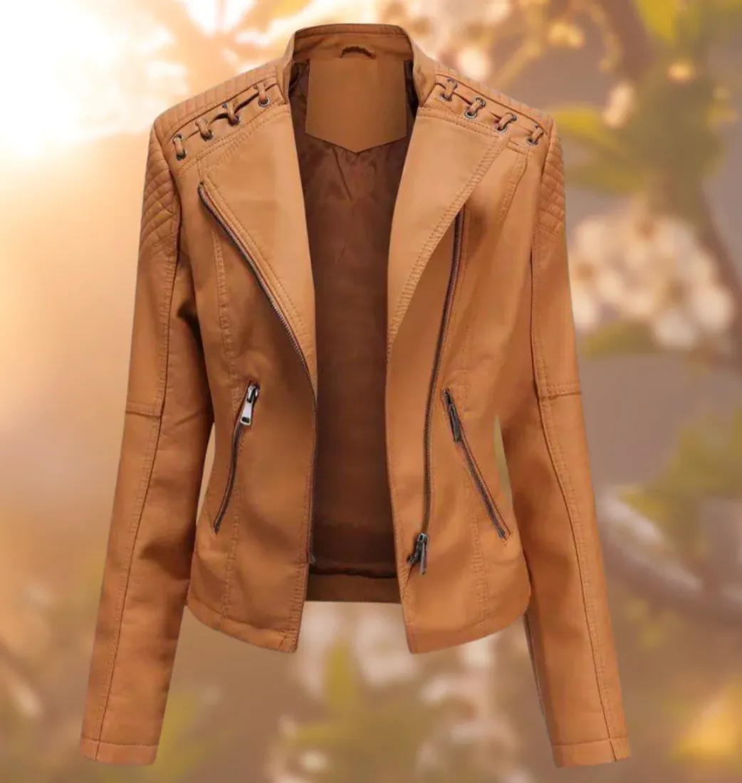 Debra | Leather Coat