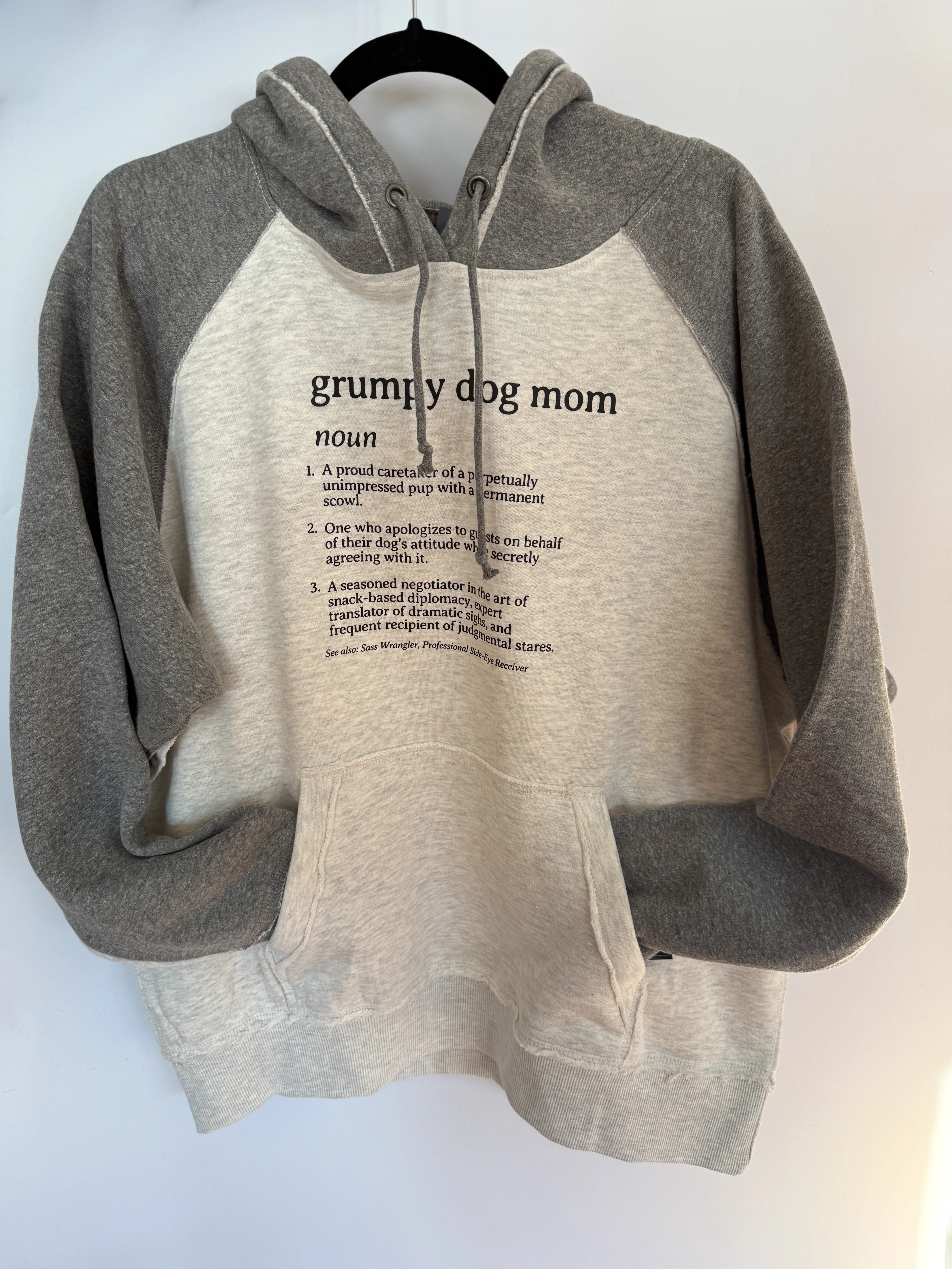 Definition of a Grumpy Dog Mom Unisex Hoodie