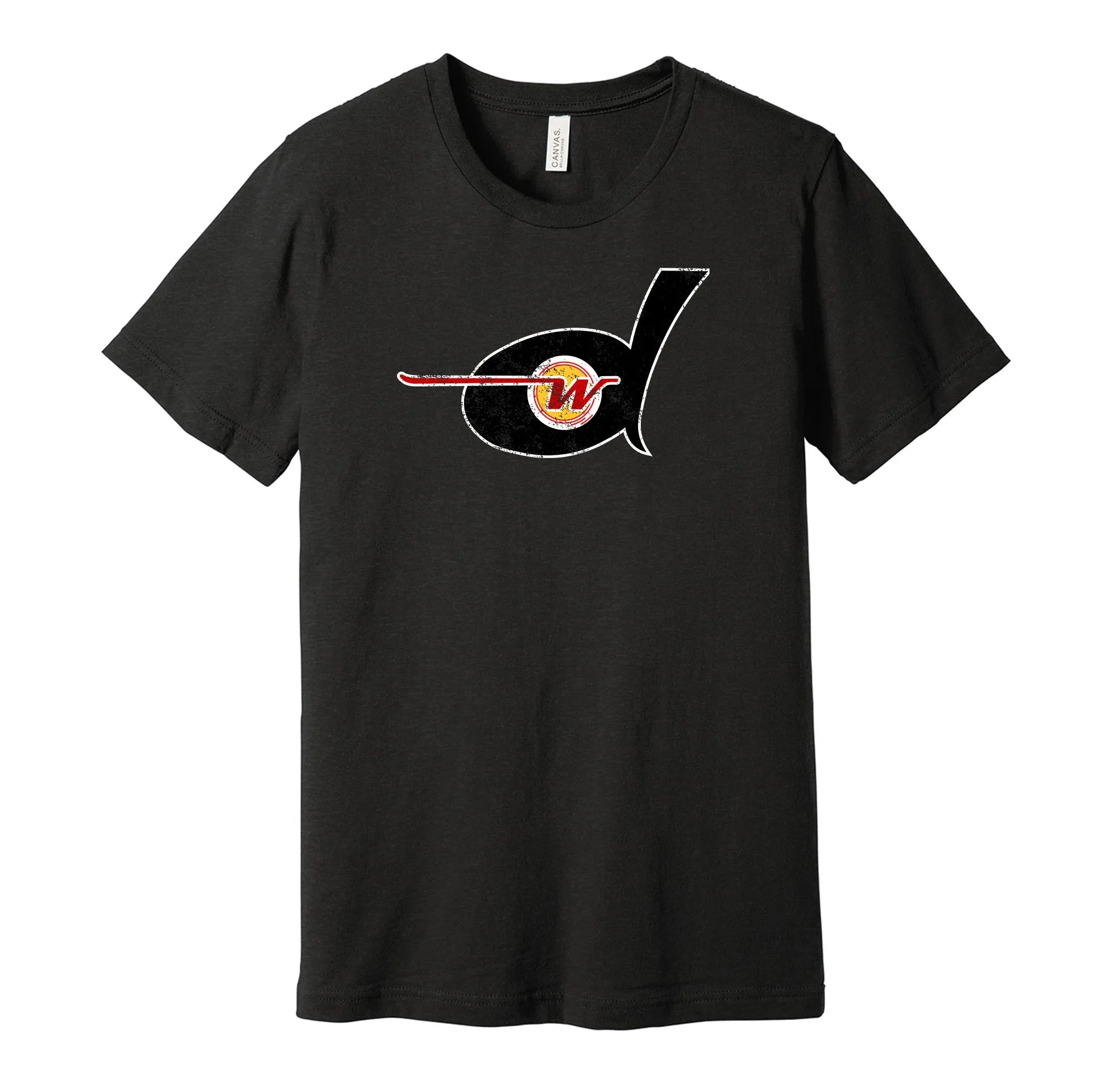 Detroit Wheels Distressed Logo Shirt - Defunct Football Team - Celebrate Michigan Heritage and History - Hyper Than Hype