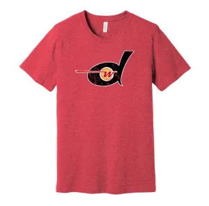 Detroit Wheels Distressed Logo Shirt - Defunct Football Team - Celebrate Michigan Heritage and History - Hyper Than Hype