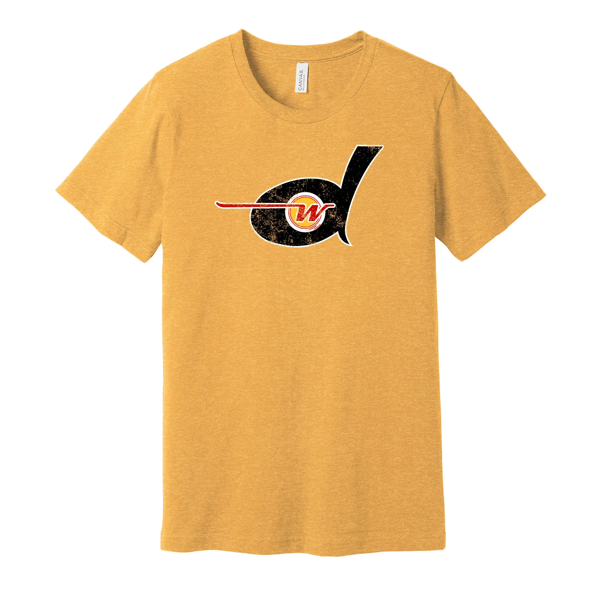 Detroit Wheels Distressed Logo Shirt - Defunct Football Team - Celebrate Michigan Heritage and History - Hyper Than Hype