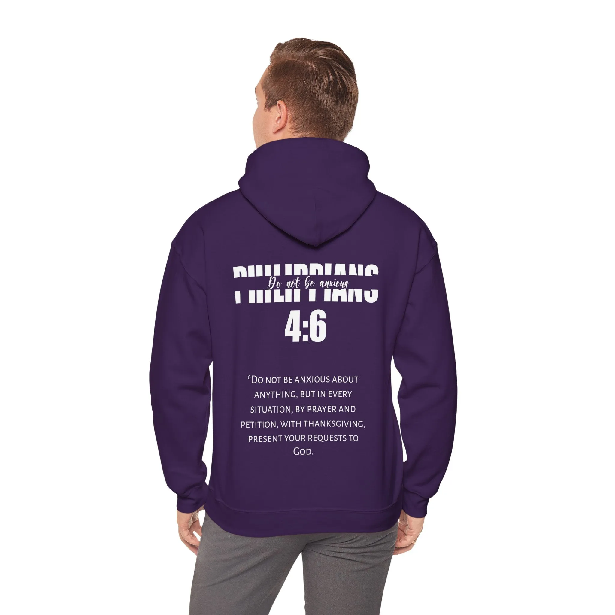 Do Not be Anxious Unisex Heavy Blend™ Hooded Sweatshirt