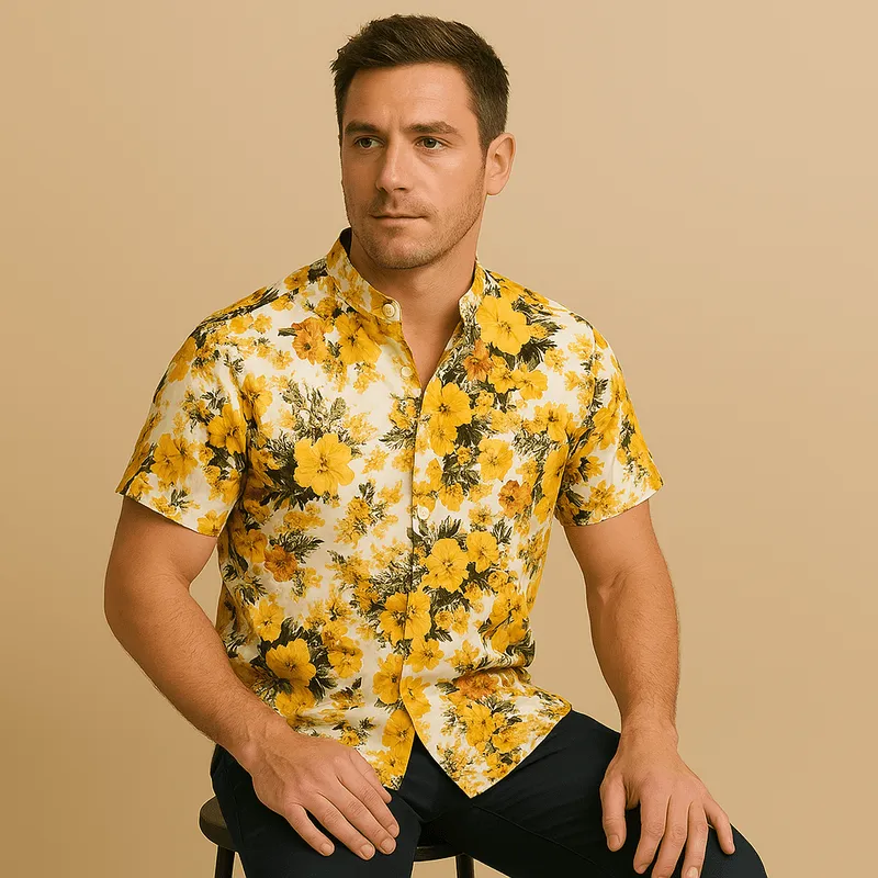 Domoir | Botanical Cotton Shirt