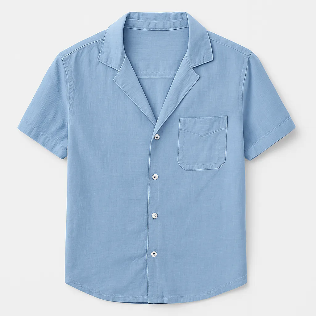 Domoir | Short Sleeve Linen Shirt