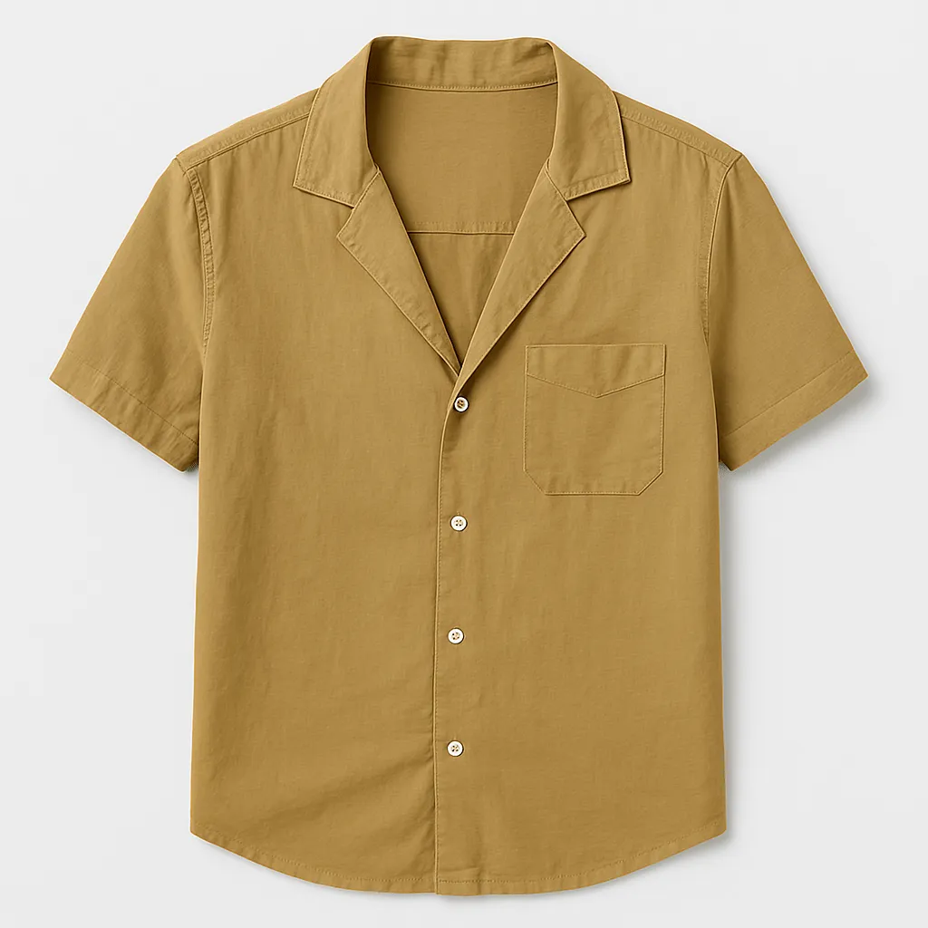 Domoir | Short Sleeve Linen Shirt