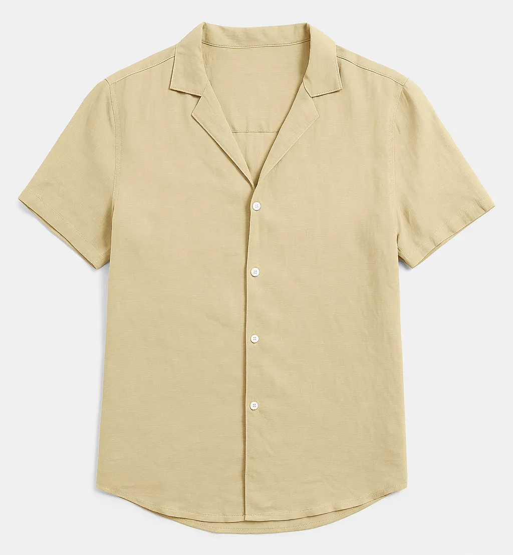 Domoir | Short Sleeve Linen Shirt