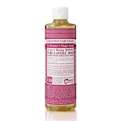 Dr. Bronner's 18-in-1 Pure-Castile Soap - Hemp Rose