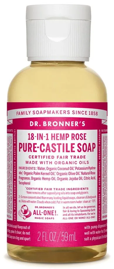 Dr. Bronner's 18-in-1 Pure-Castile Soap - Hemp Rose