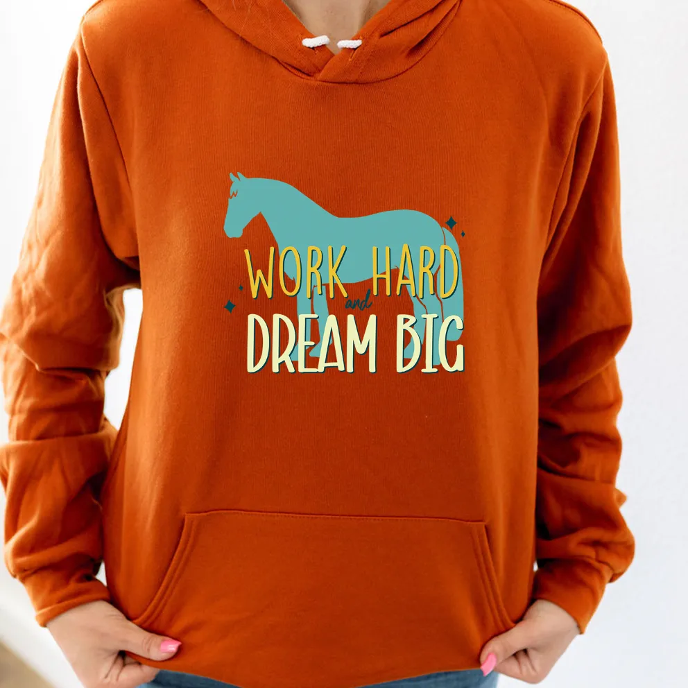 Dream Big Horse Hoodie (S-3XL) Unisex - Multiple Colors!