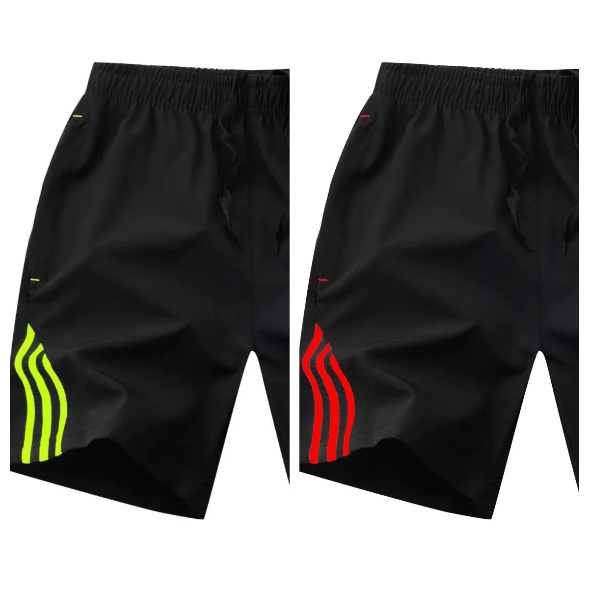 Drei-Streifen-Shorts für Herren
