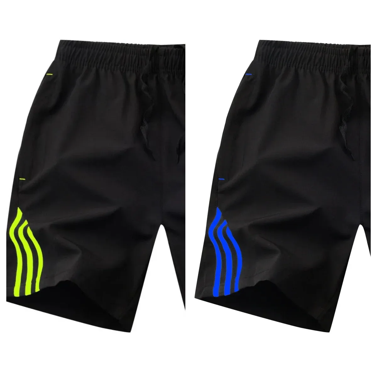 Drei-Streifen-Shorts für Herren
