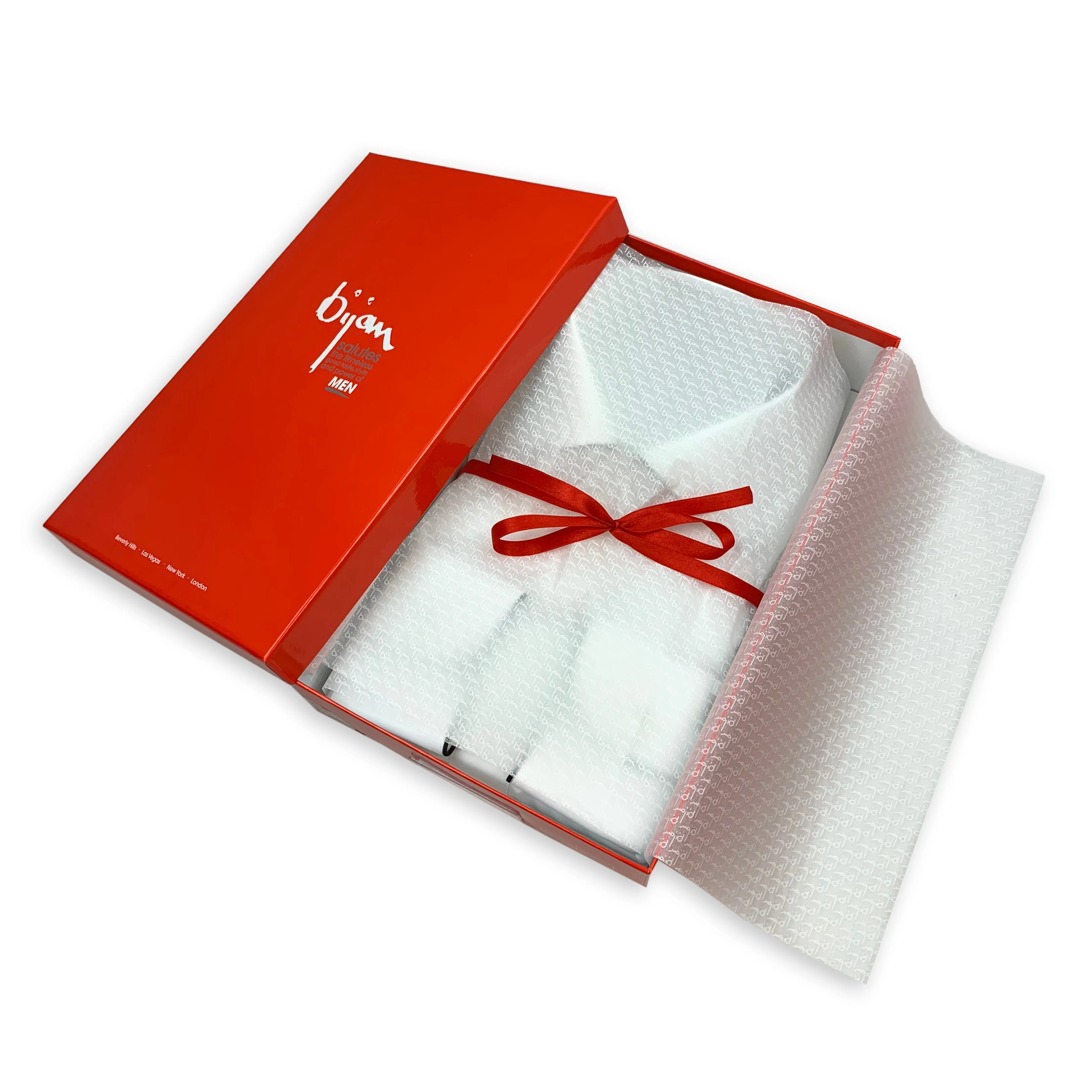Dress Shirt with Black Piping Detail