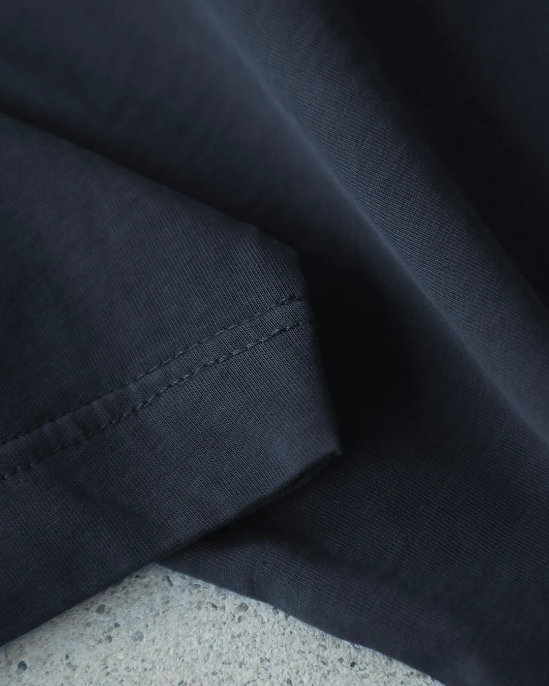 Drop Shoulder T-Shirt - Vintage Navy