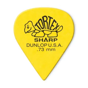 Dunlop Tortex Sharp -plektrat 0.73mm, 12 kpl
