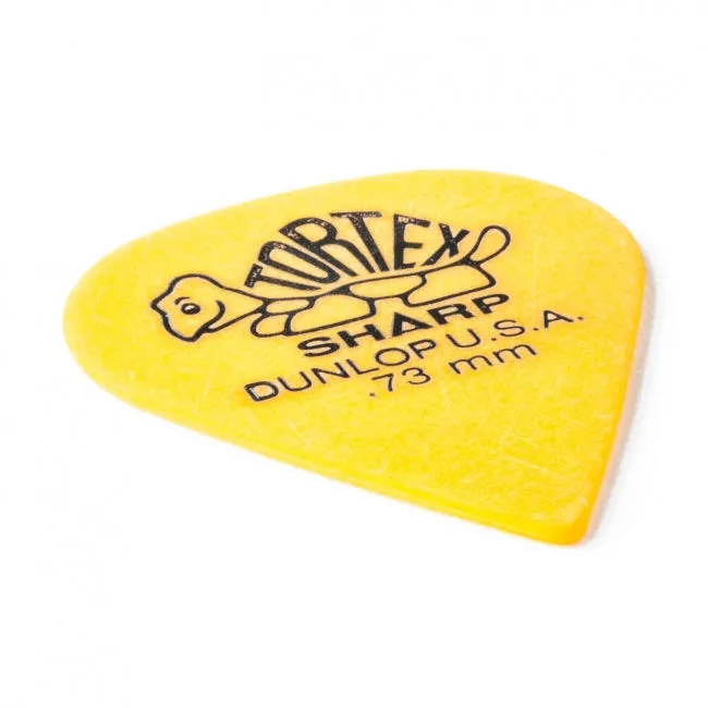 Dunlop Tortex Sharp -plektrat 0.73mm, 12 kpl