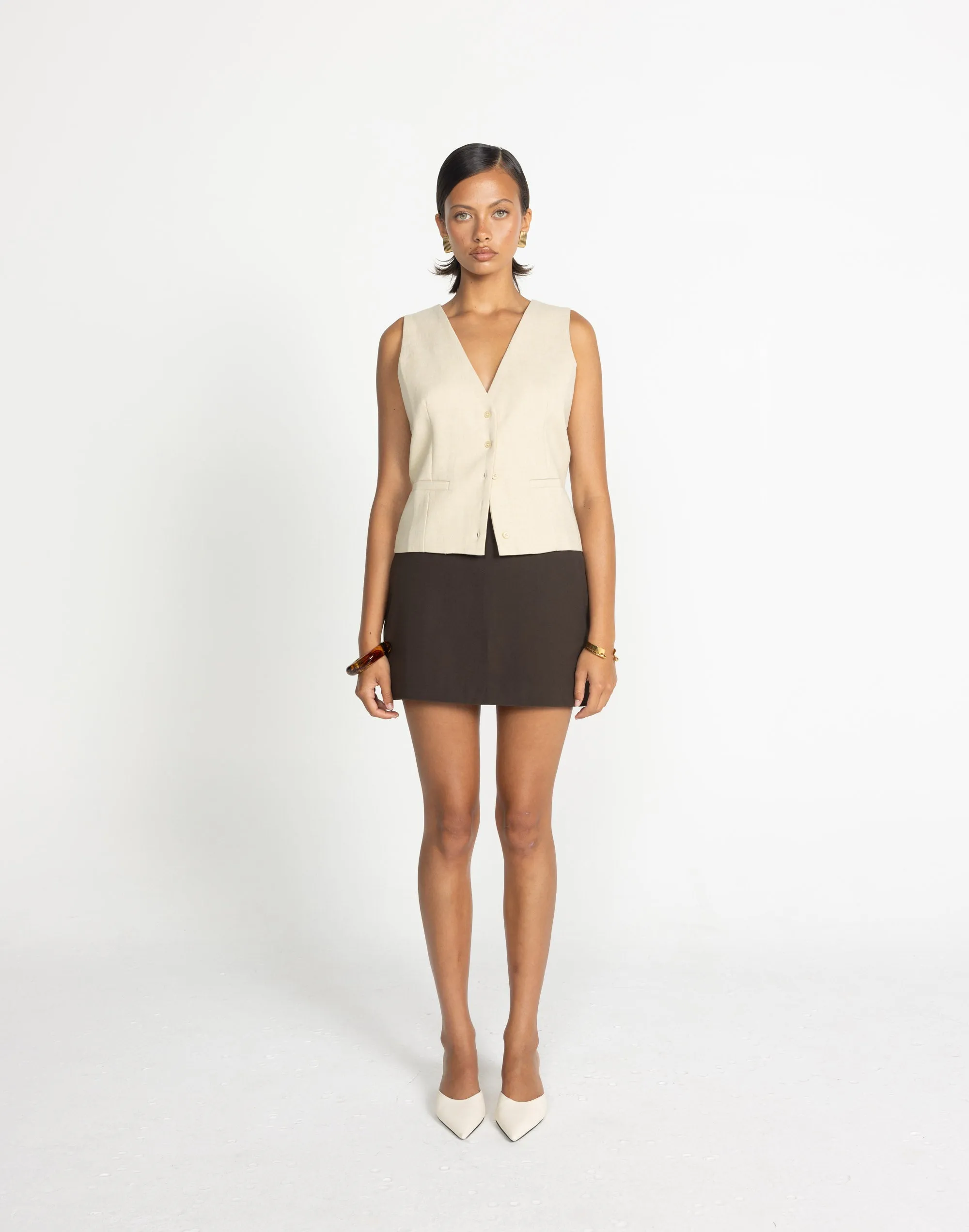 Ebba Skort (Chocolate)