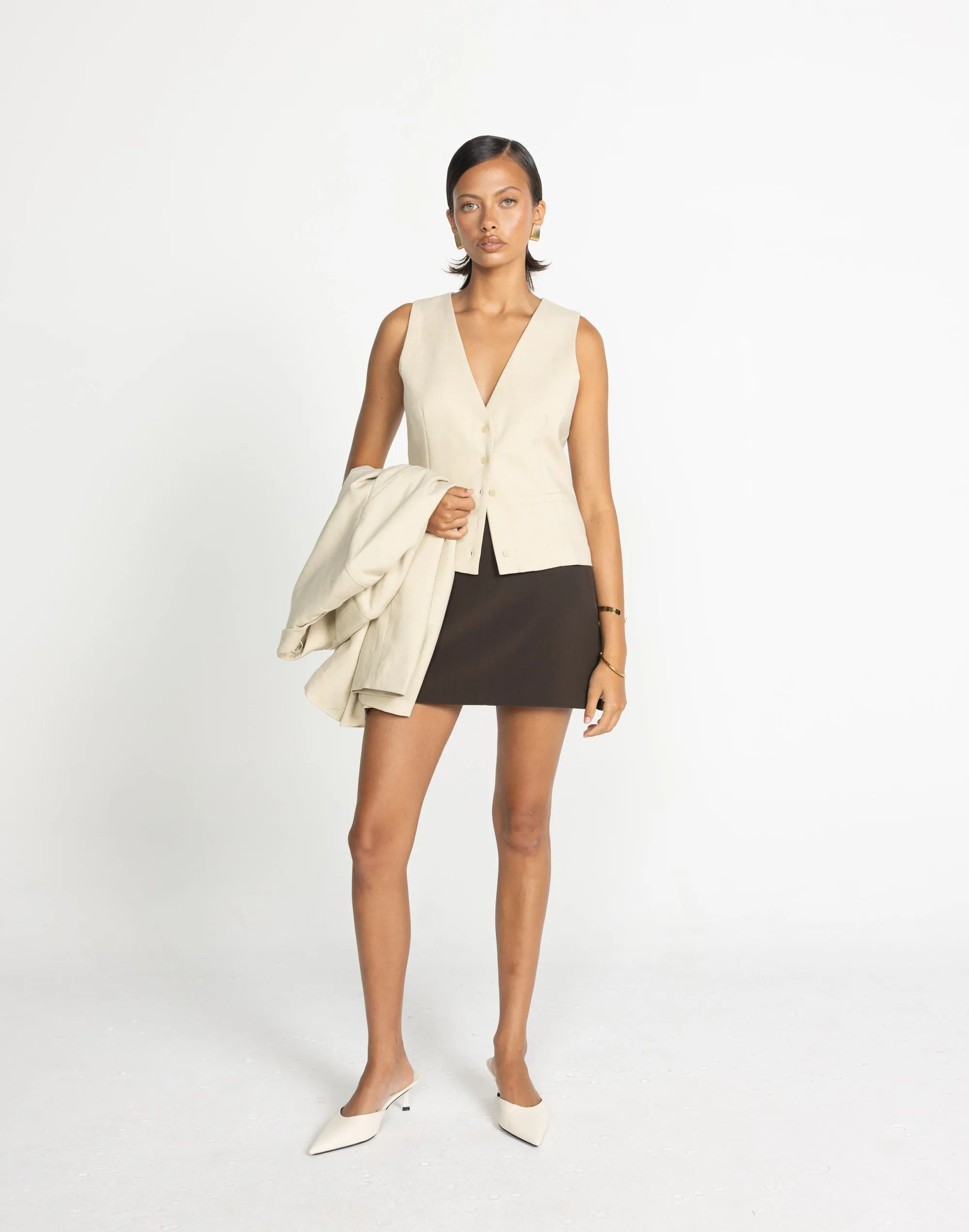 Ebba Skort (Chocolate)
