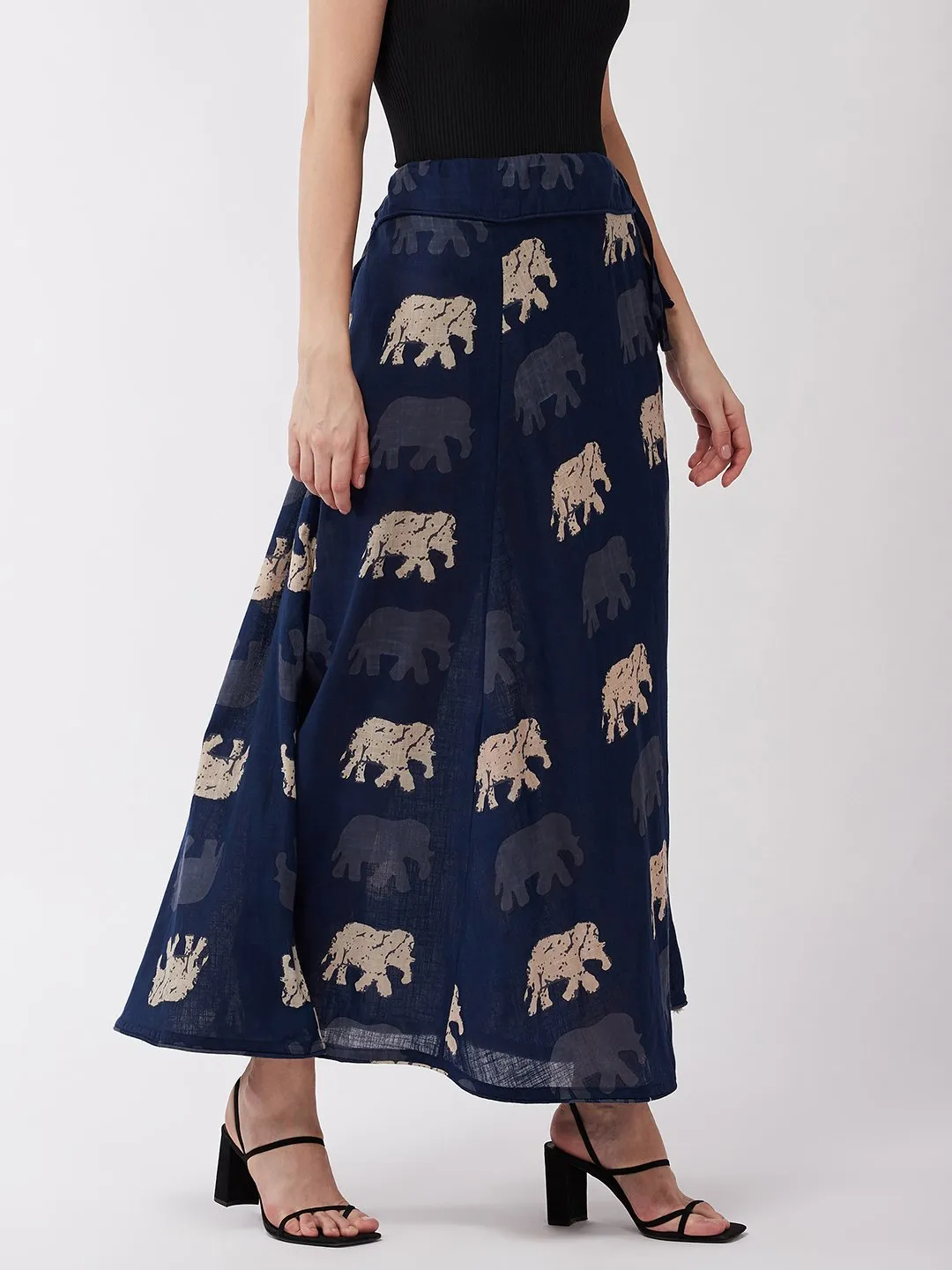 Elephant Blue Skirt