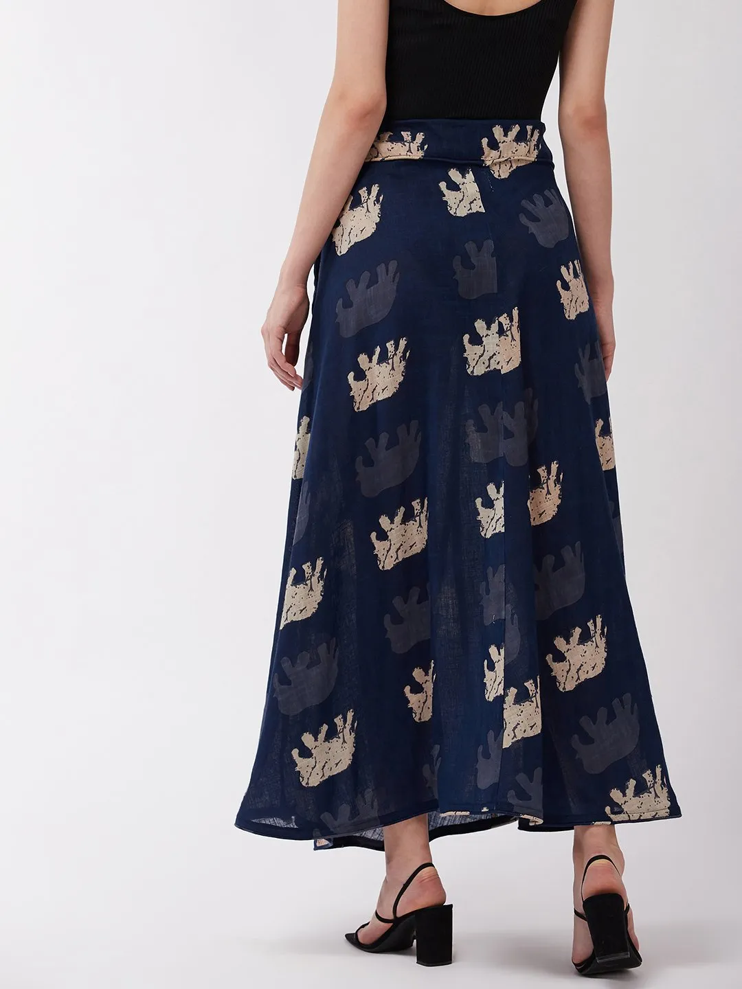 Elephant Blue Skirt