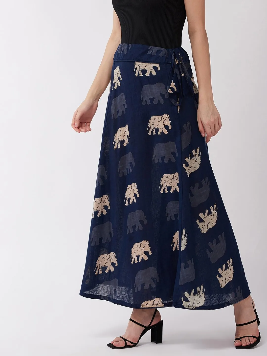 Elephant Blue Skirt