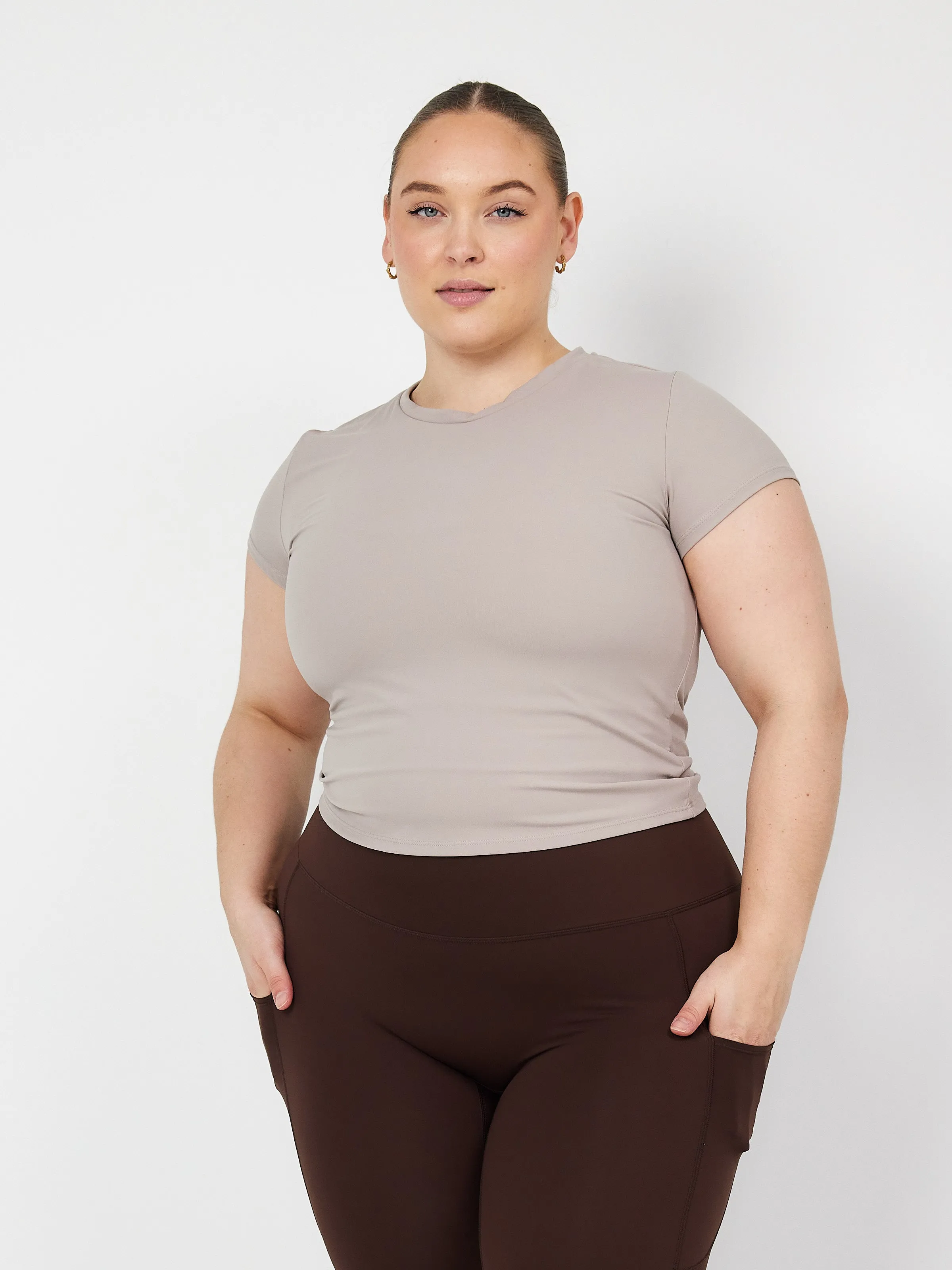Ellie Ultralight Crop Tee