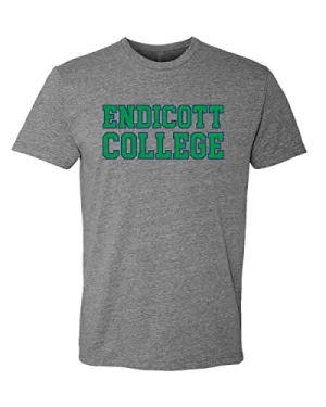 Endicott College Block Letters Exclusive Soft Shirt