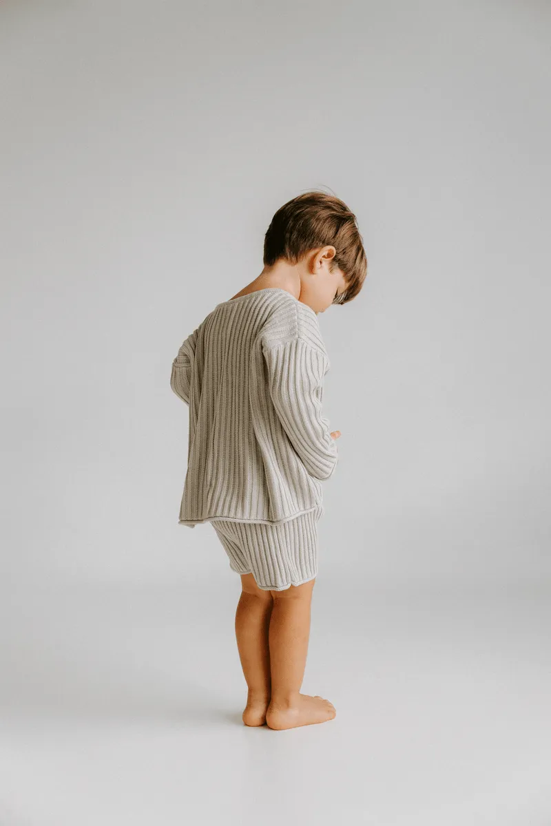 Essential Knit Shorts - Powder Blue