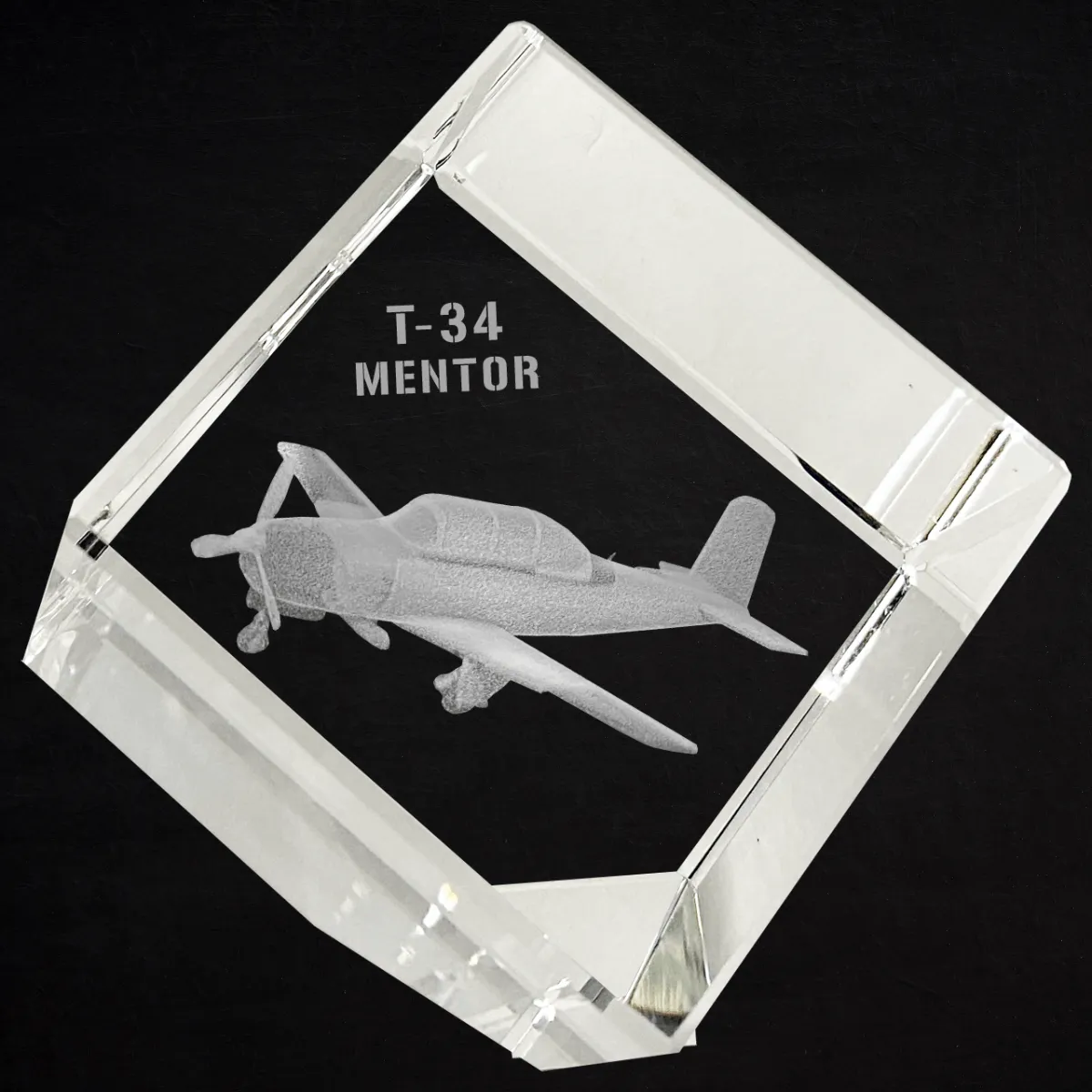 Etched Memory T-34 Mentor 3D Diamond Cube
