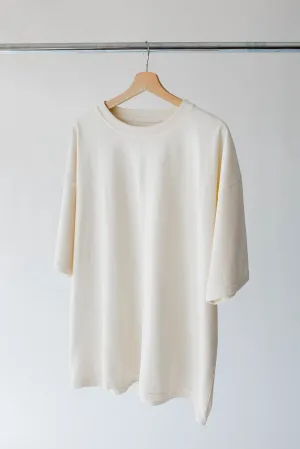 Everyday Boxy Tee (Oat Milk)