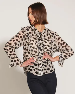Fancy Like Frill Long Sleeve Blouse