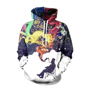 Fashion Sportswear hip hop Printed Men's Hoodies Brand-Clothing Hoodies Sweatshirts Korean Hoodies For Men Streetwear Wear