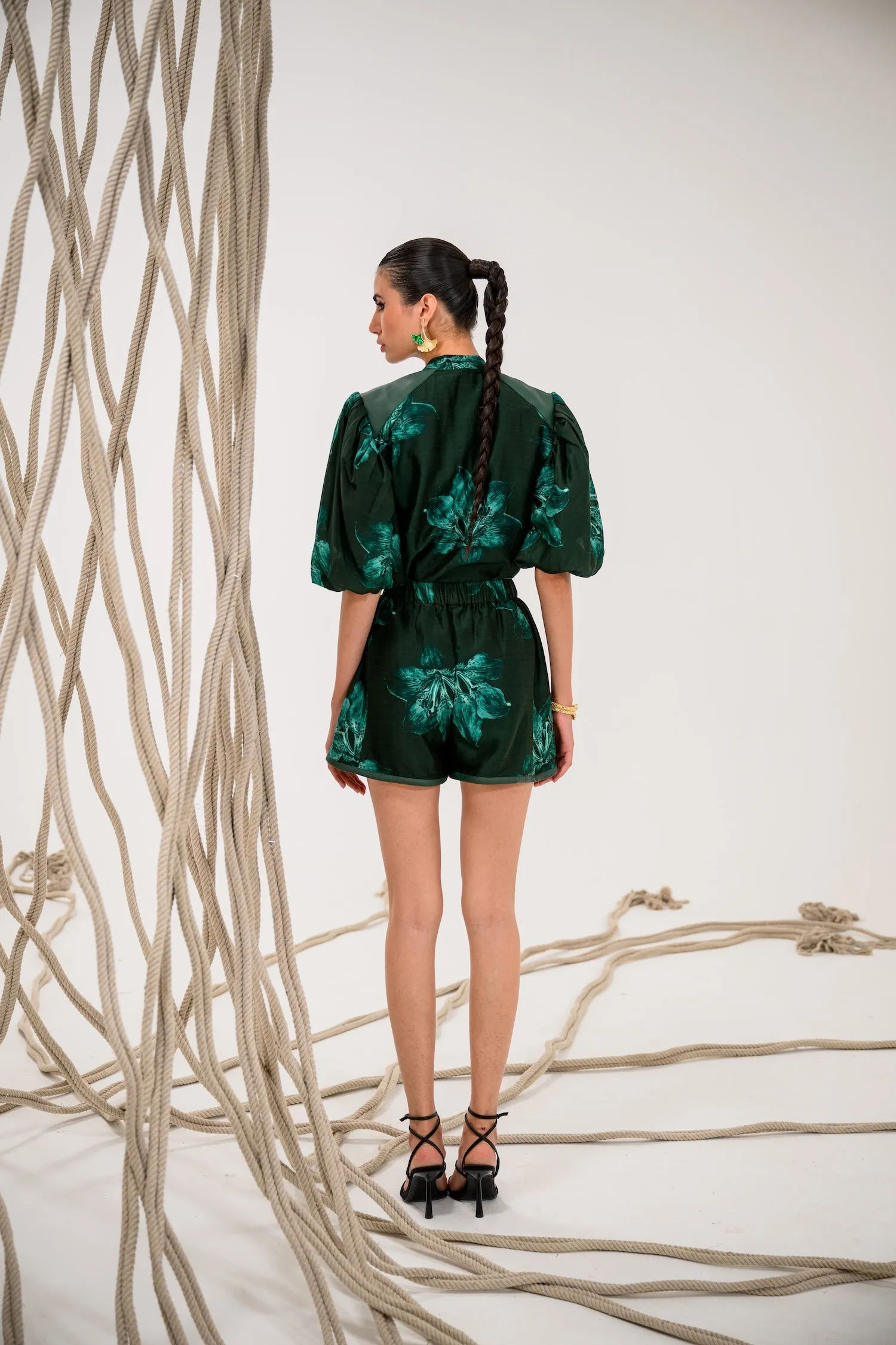 FERN-FRENZY SHORT SET