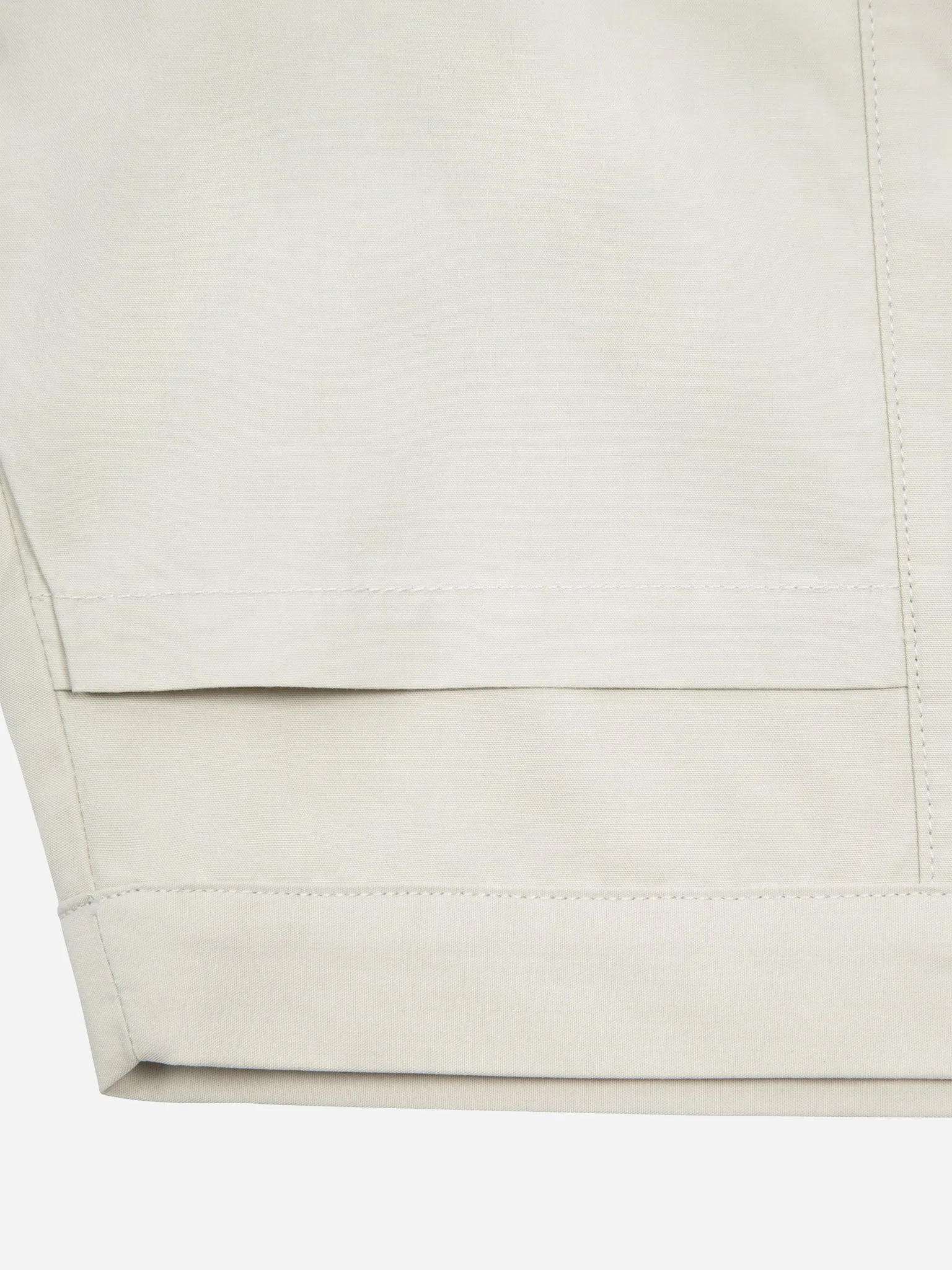 FIBER GREY INTERVEIN LAYERED SHORT-SLEEVE SHIRT
